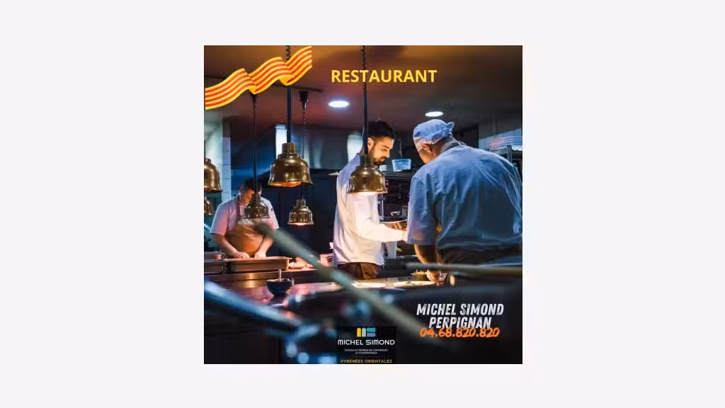 Vente restaurant en ville des Pyrénées Orientales