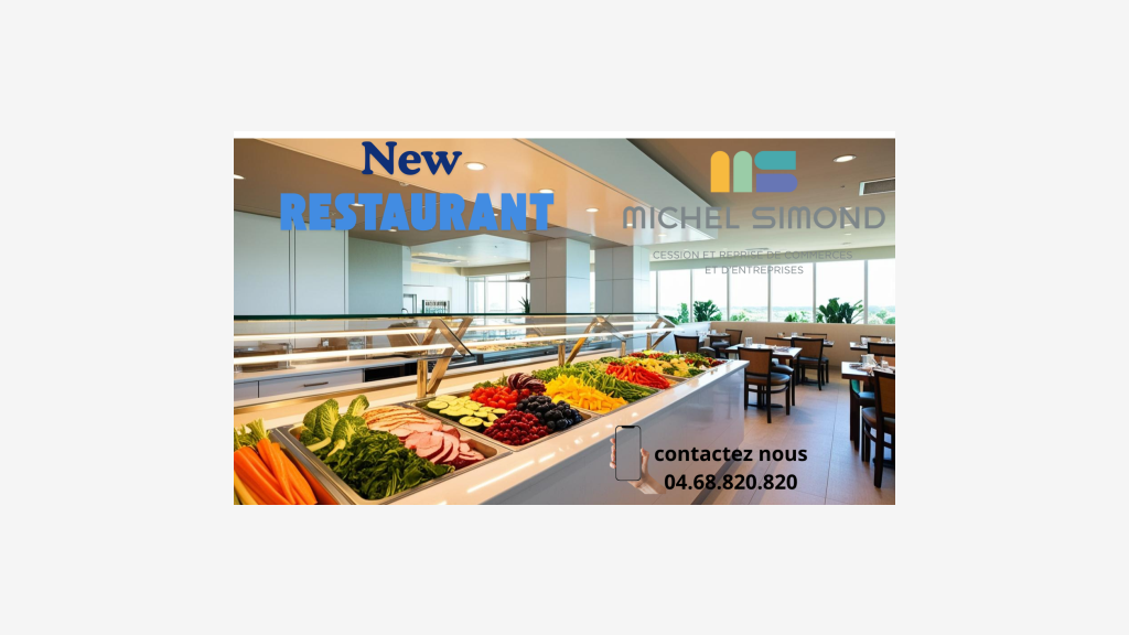 Vente petite restauration de type healthy dept 66