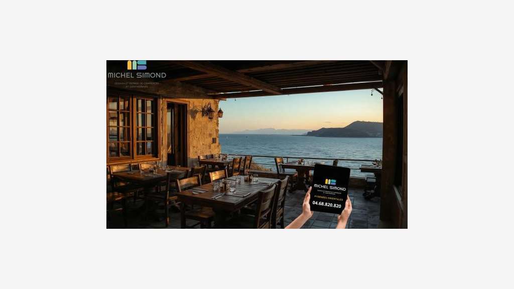 Vente restaurant avec vue sur port et côte - 66