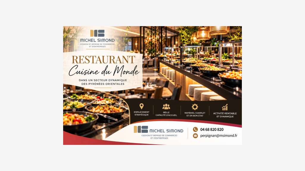 RESTAURANT À FORTE CAPACITÉ – PYRÉNÉES-ORIENTALES 