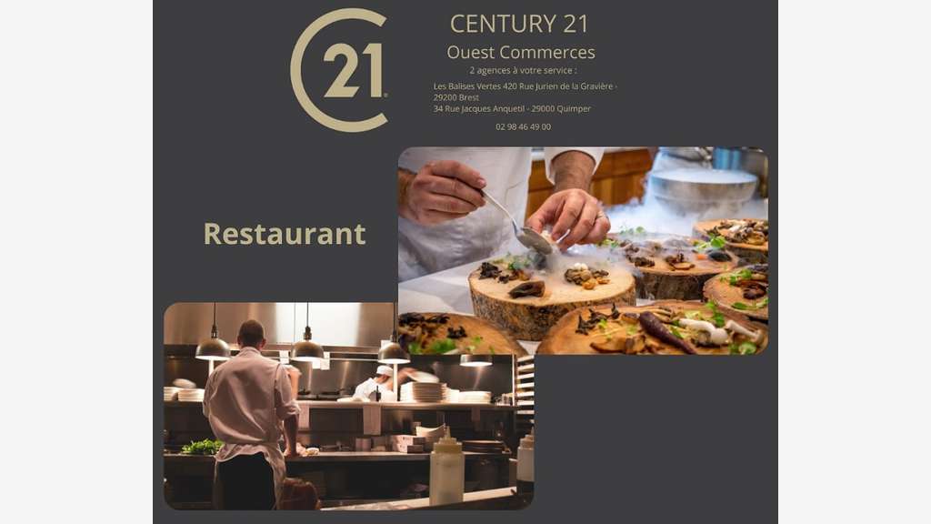 Vente restaurant bar 200 places secteur Quimper