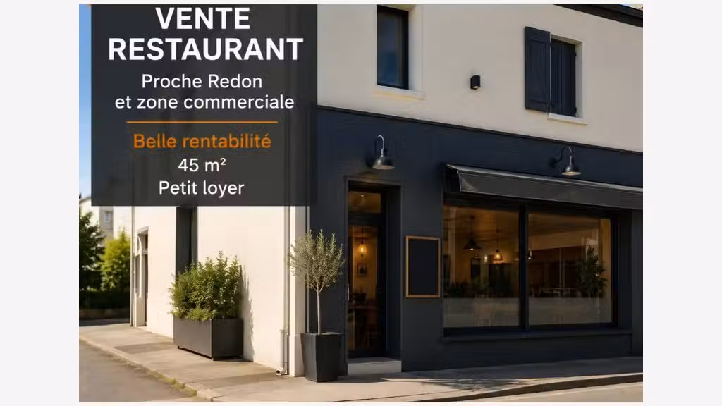 Vente FDC restaurant emplacement N°1 à Redon