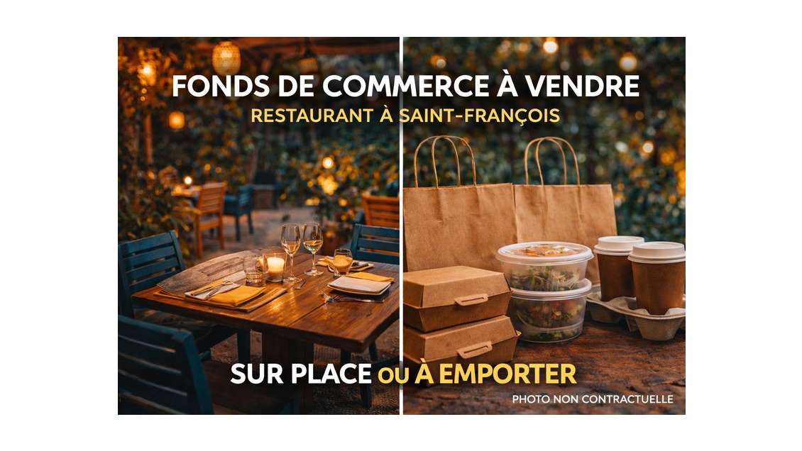 Restaurant à vendre Saint-François secteur majeur