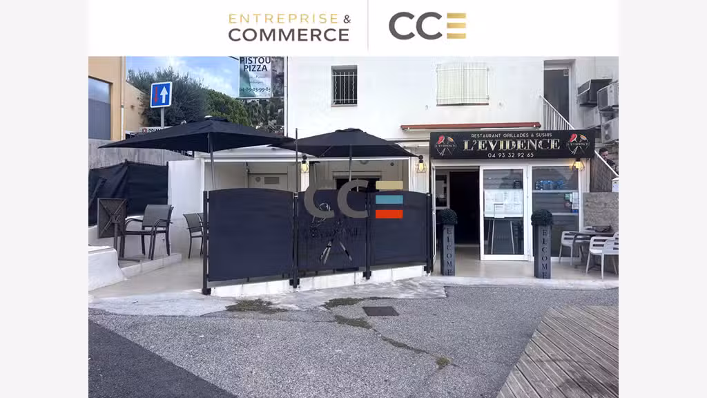 Vente fonds de commerce restaurant à Saint Jeannet