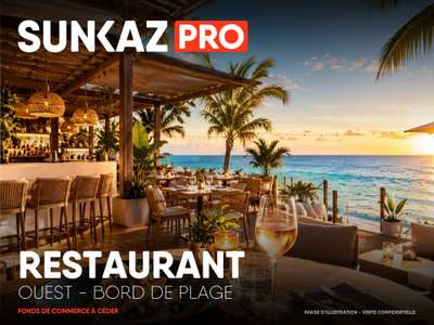 Vente restaurant à l'Ouest de l'Ile de la Réunion