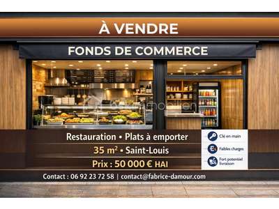 Vente Restaurant à Saint-Louis
