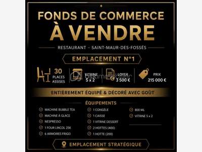 VFDC restauration à Saint Maur Des Fosses centre