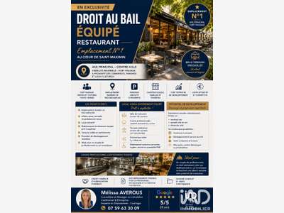 Vente restaurant à Saint-Maximin-la-Sainte-Baume