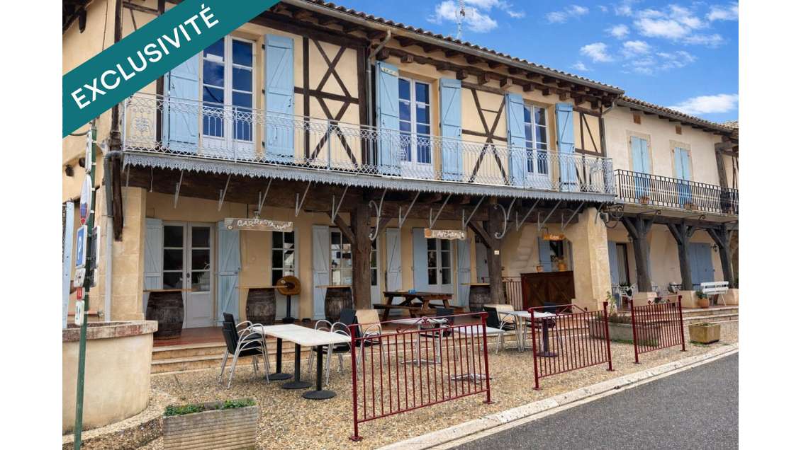 Vente restaurant + bar lic IV terrasse à St-Michel