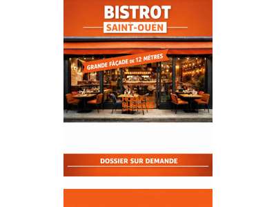 Vente Restaurant à Saint-Ouen-sur-Seine