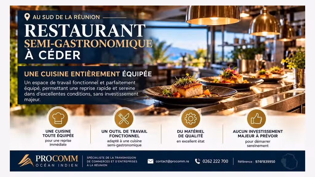 Restaurant 35 cvts à vendre à Saint Pierre