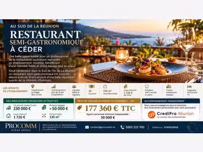Restaurant 35 cvts à vendre à Saint Pierre