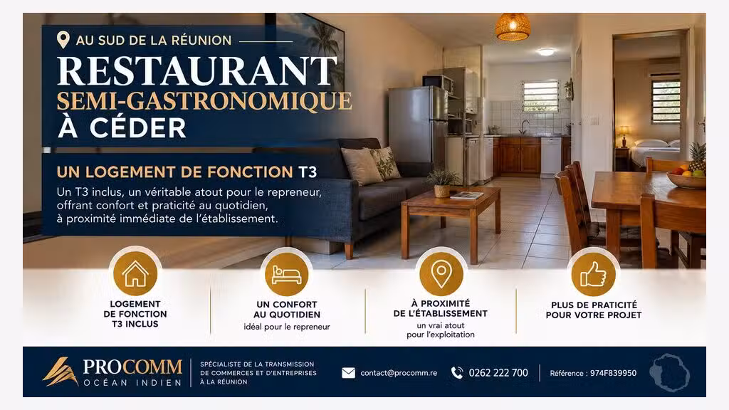 Restaurant 35 cvts à vendre à Saint Pierre