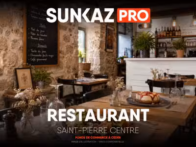 Vente restaurant du midi snack coeur de St Pierre