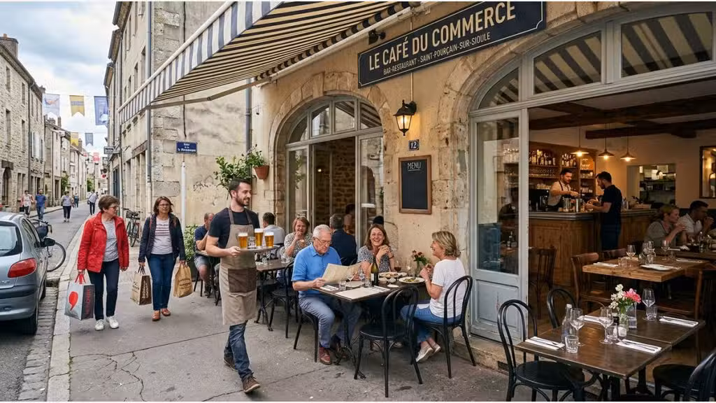 A vendre murs et fonds bar-restaurant St-Pourçain