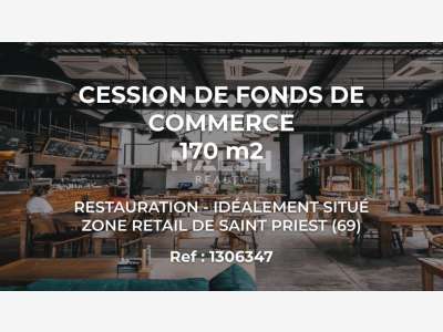 Vente fonds de commerce restauration Saint Priest