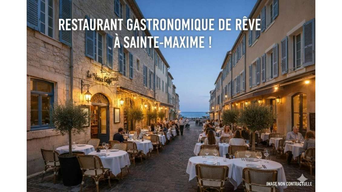 Vente restaurant d'exception cœur de Sainte-Maxime