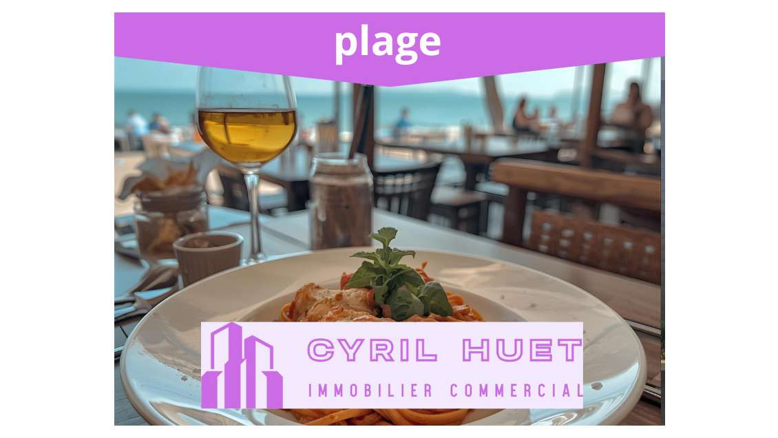 Vente restaurant plage 200 couverts Sainte Maxime