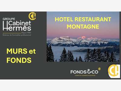 Vente murs et fonds hôtel restaurant montagne 74