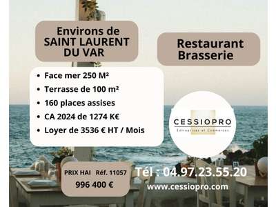 Vente Restaurant à Saint-Laurent-du-Var