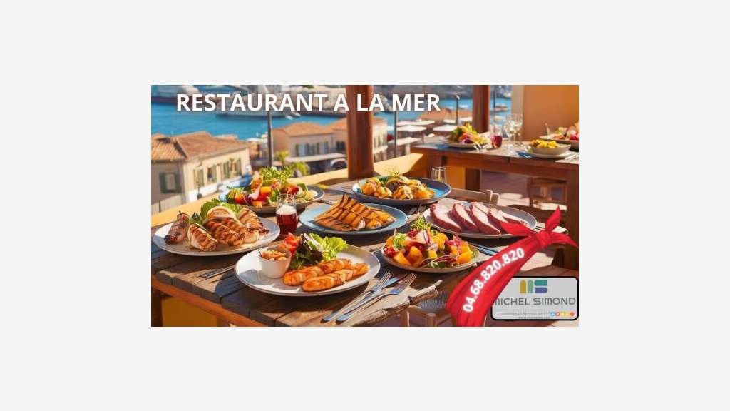 Vente restaurant sur le port Pyrénées Orientales