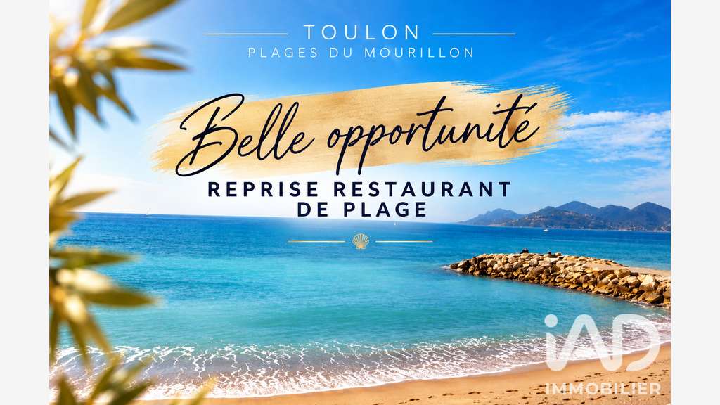Vente restaurant à Toulon Plages du Mourillon 