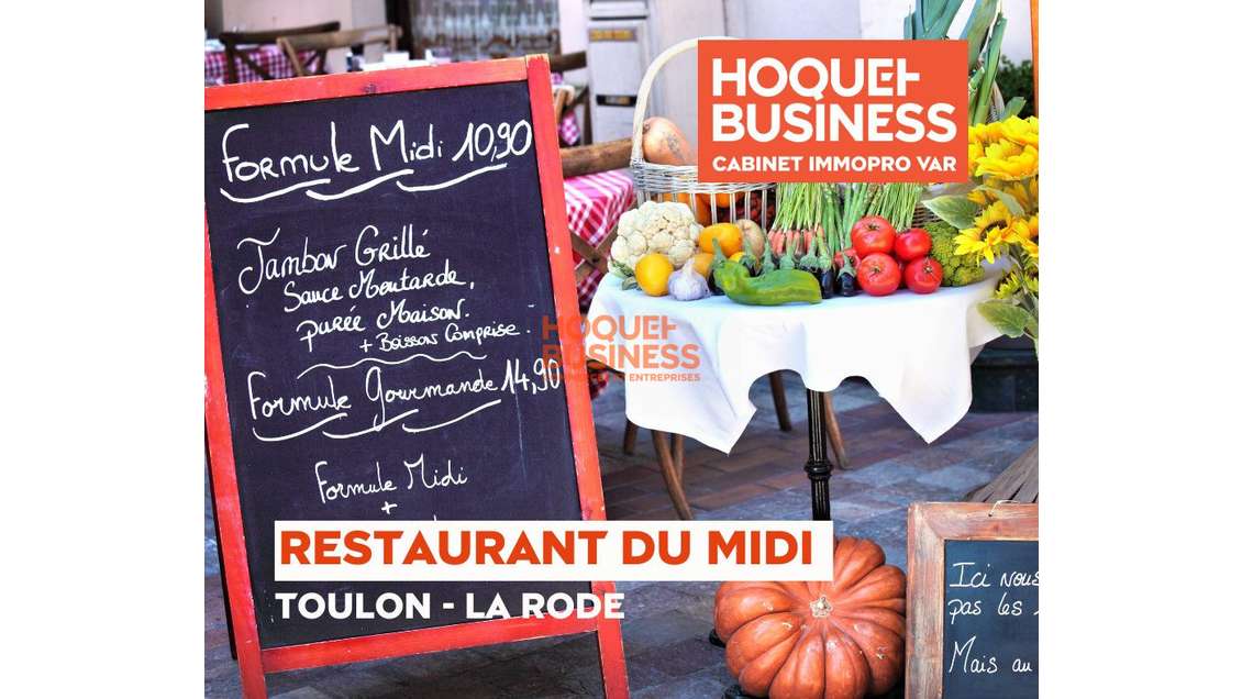 Vente restaurant du midi centre commercial Toulon