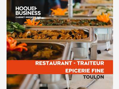 Vente restaurant traiteur épicerie fine à Toulon