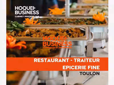 Vente restaurant traiteur épicerie fine à Toulon