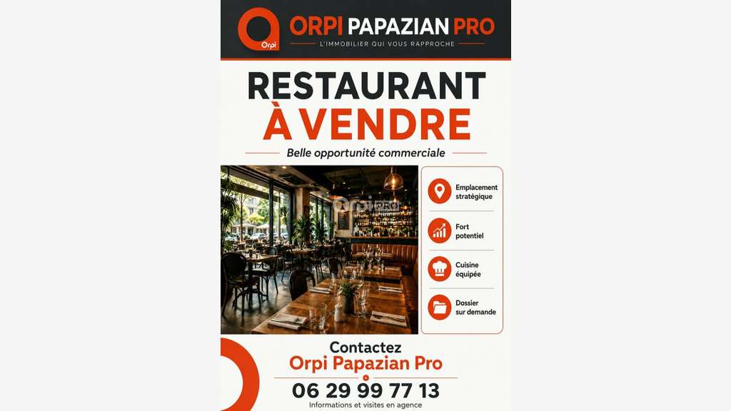 Vente restaurant 140 pl à Toulon empl N°1