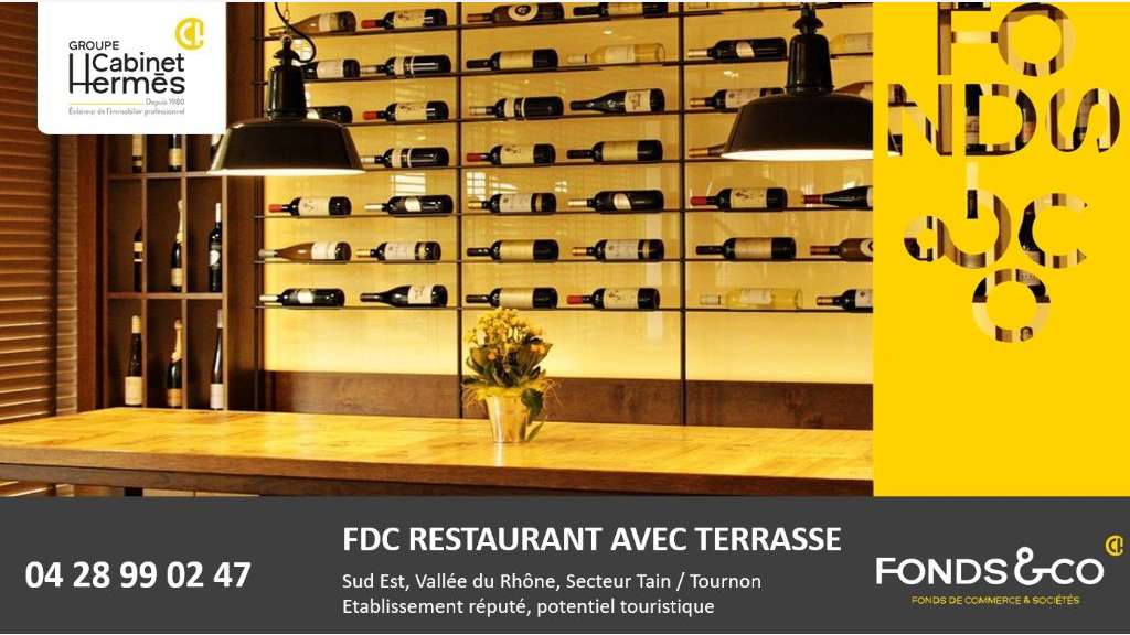 AV restaurant avec terrasse Secteur Tain / Tournan