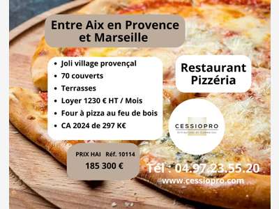 Vente restaurant traditionnel pizzeria à Calas
