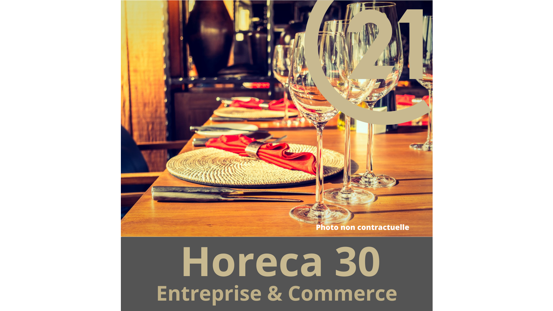 Vente restaurant avec patio à Uzès centre