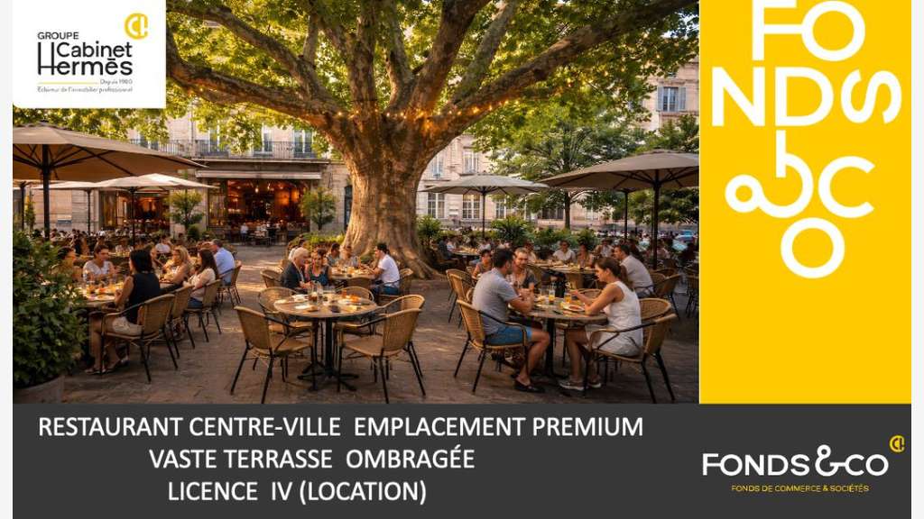 Cession restaurant incontournable à Valence centre