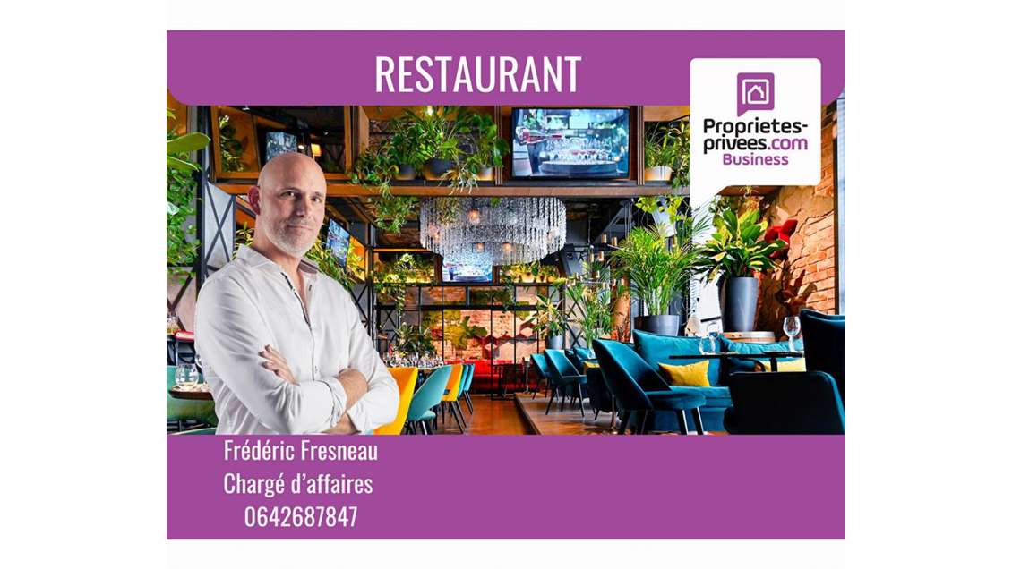 Vente restaurant 55 couverts terrasse Vannes 56000