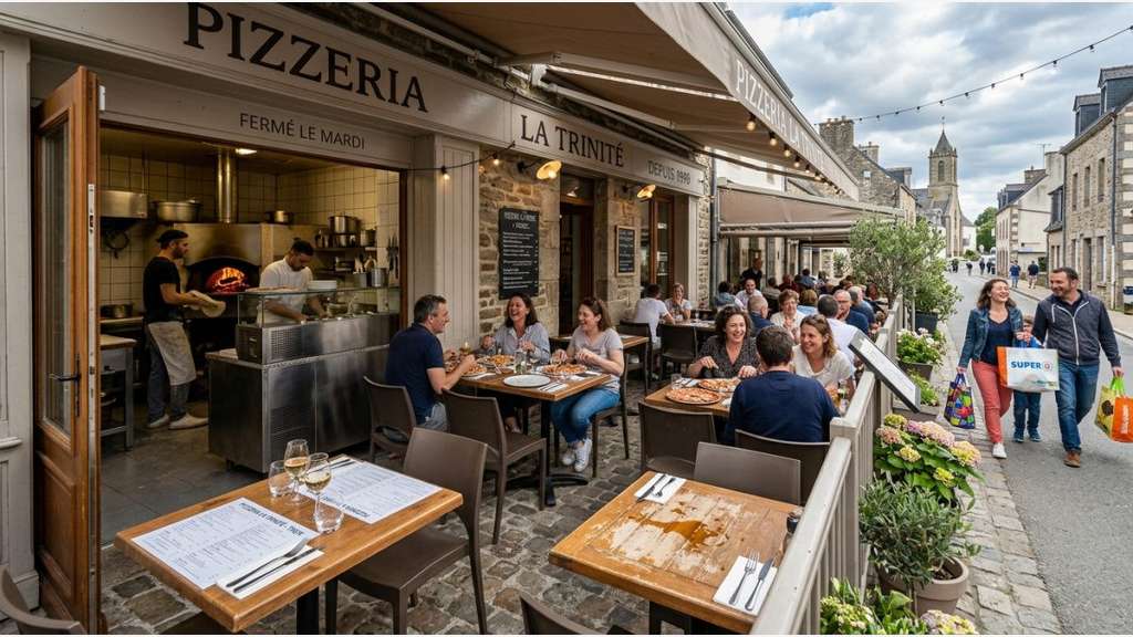Vente restaurant pizzeria terrasse dept Morbihan