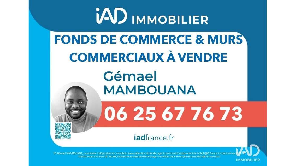 Vente fonds et murs restaurant à Villemomble