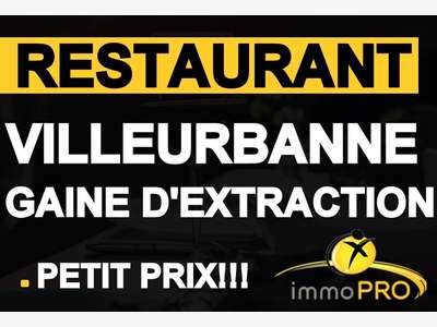 A vendre restaurant au coeur de Villeurbanne