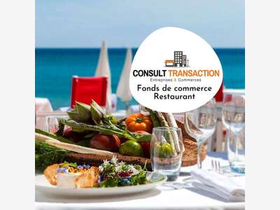 Vente restaurant lic IV vue mer la plaine sur Mer