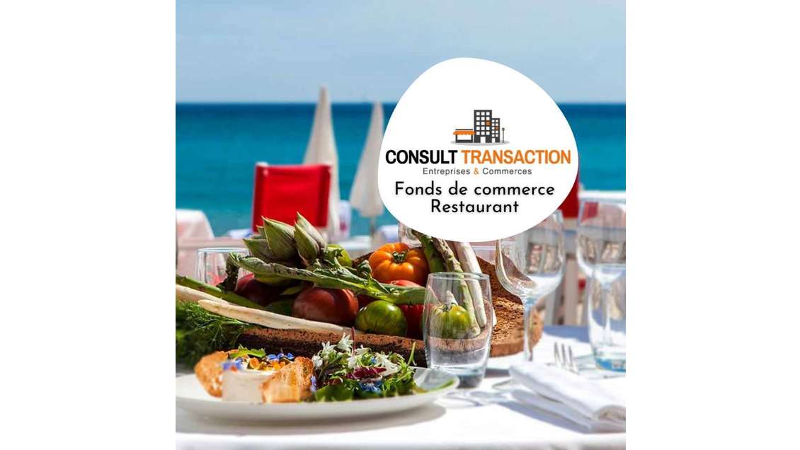 Vente restaurant lic IV vue mer la plaine sur Mer