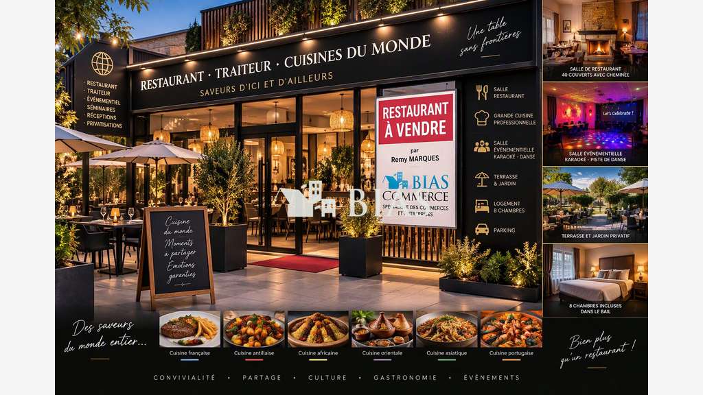 Vente restaurant avec salle de dance en Yvelines