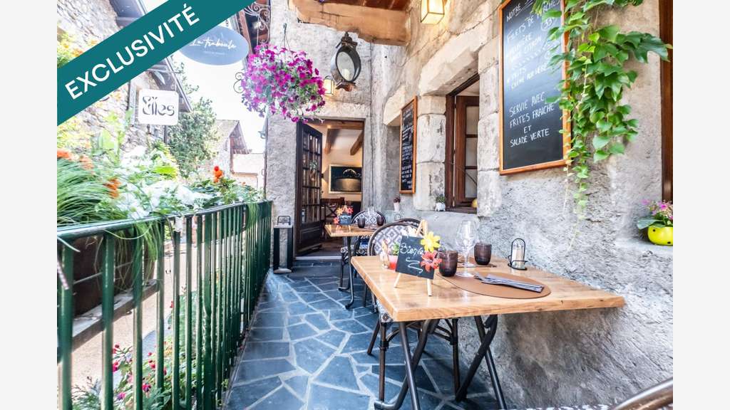 Vente restaurant typique terrasse Yvoire ( 74140 )