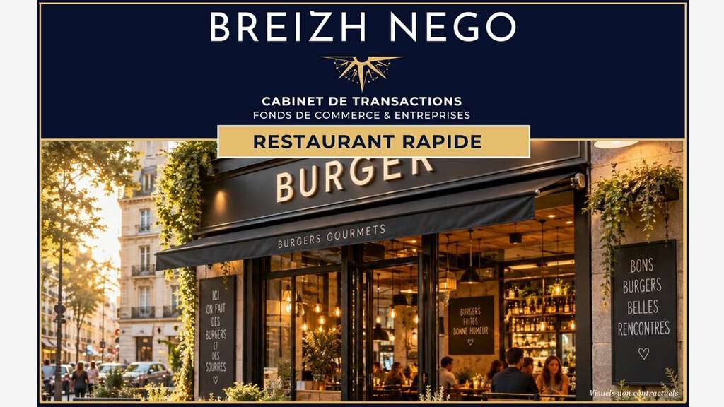 A vendre FDC restauration rapide dans le Morbihan