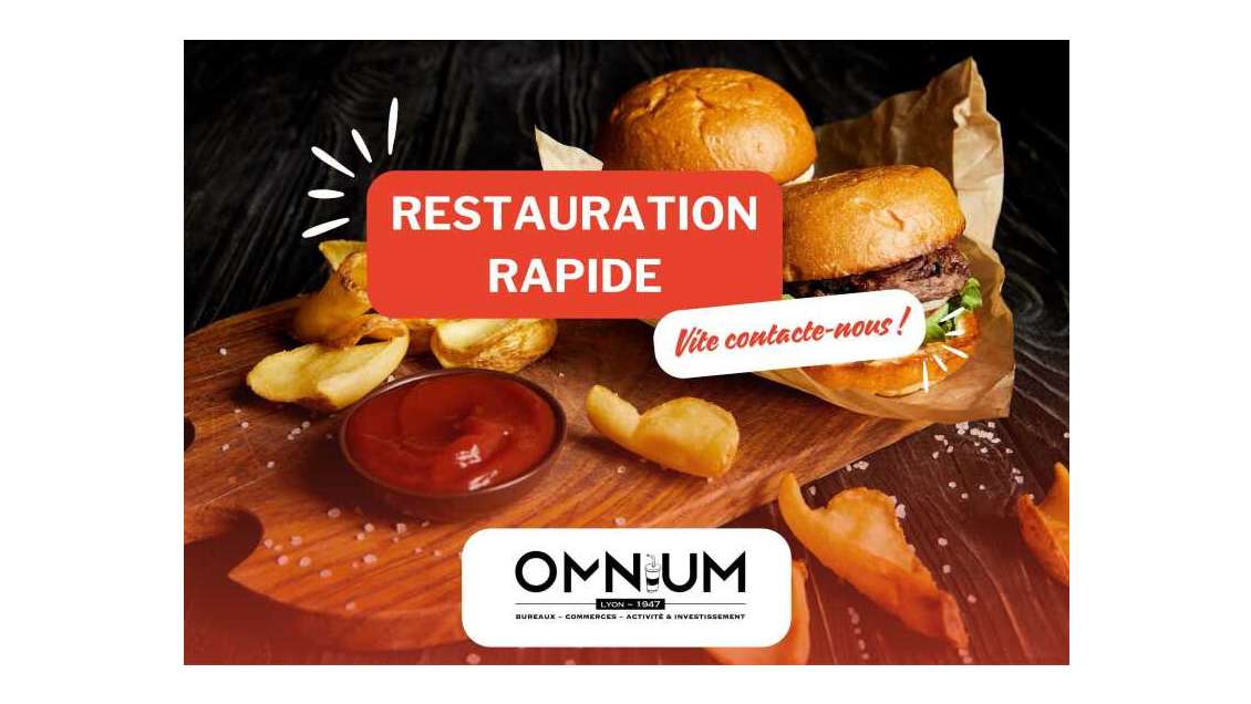 Vente restauration rapide au coeur de Lyon