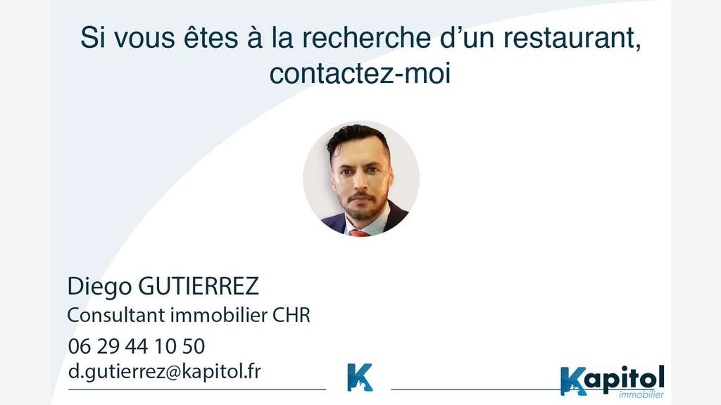 Vend restauration rapide Paris 18 Bel emplacement