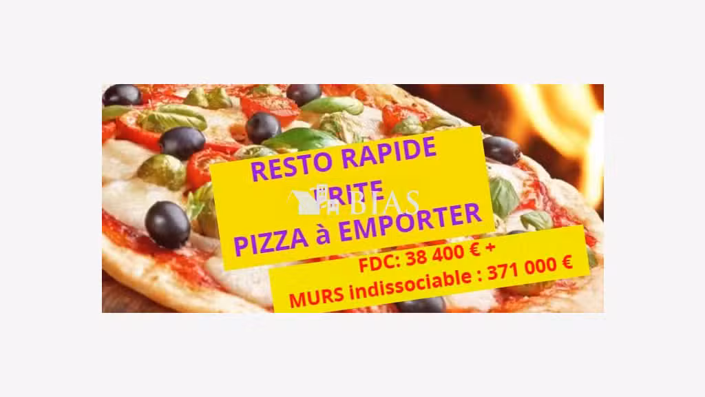 Cède resto rapide pizza vente à emporter dept 76