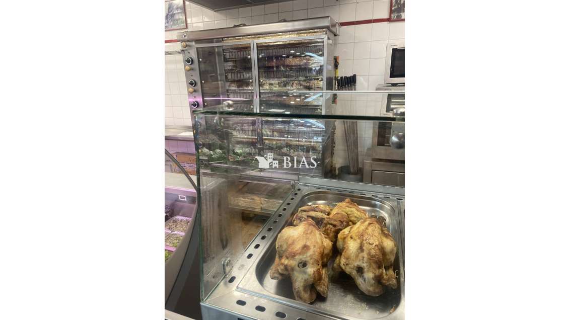 Vente rôtisserie traiteur sous marché Parisien 