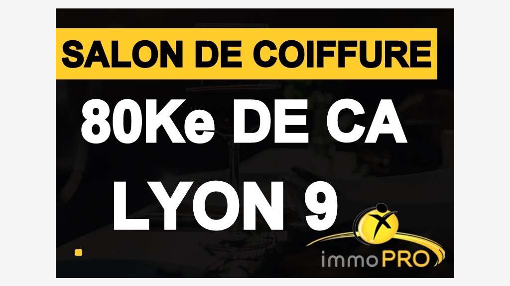 Salon de coiffure de 90m² à vendre à Lyon 69009