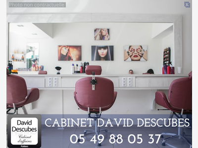 Vente salon de coiffure mixte d'angle centre-ville
