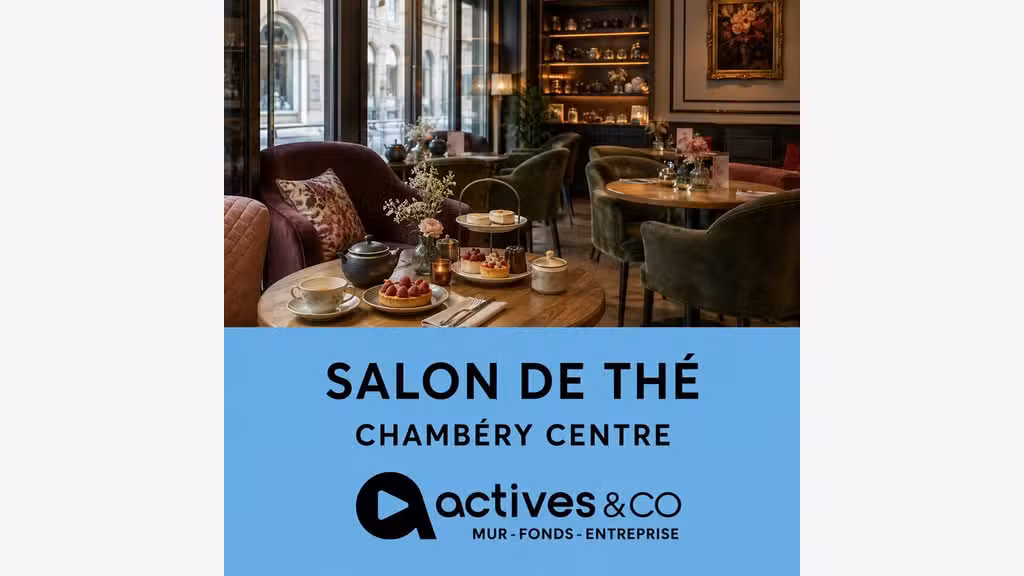AV salon de thé avec licence IV empl N°1 Chambéry